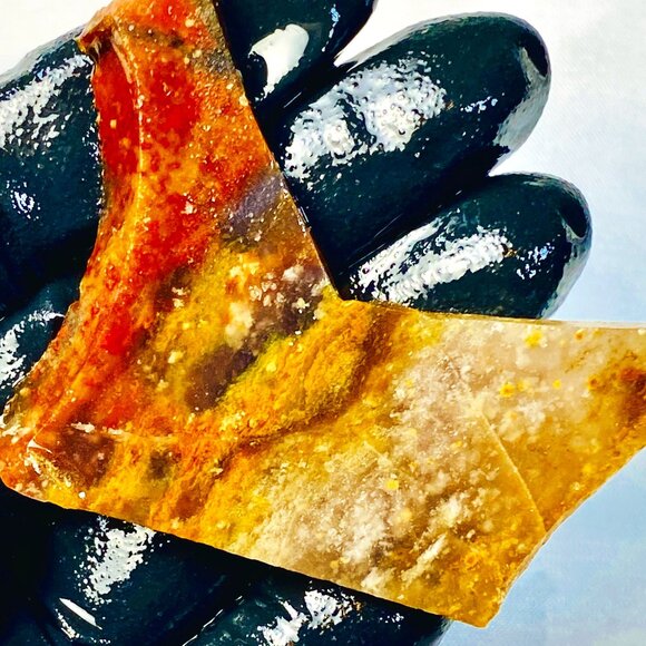 Other - Graveyard Plume Agate Jasper Slab Slice Stone Cab Cabbing Desert Rough